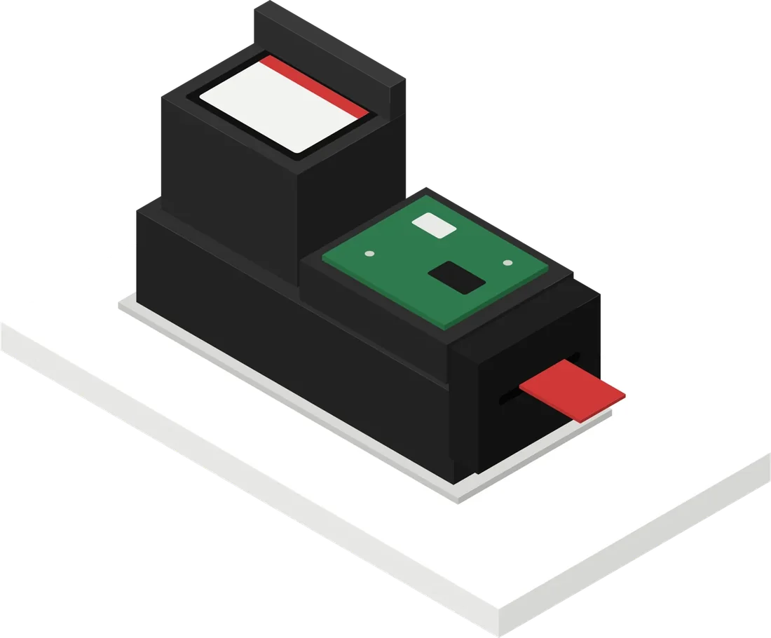 Hotel Passport Scanner, e-Registration Card & Room Key Dispenser | AMUT